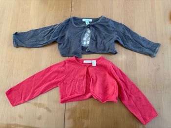 Lot de 2 gilets Obaibi 12M