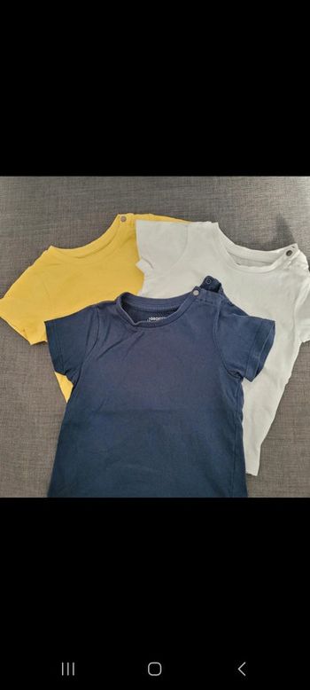 Lot t-shirt 18mois