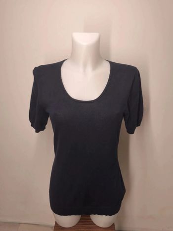 T-shirt Alberto Bini Femme Taille 4 Bleu Foncé