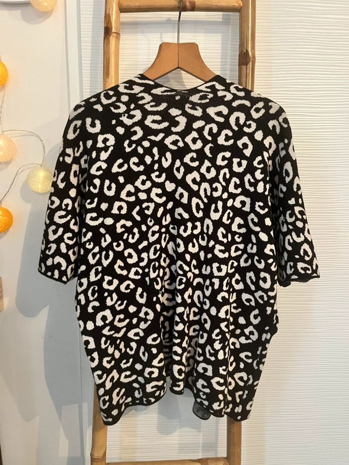 Gilet oversize style kimono neuf - taille unique - photo numéro 4