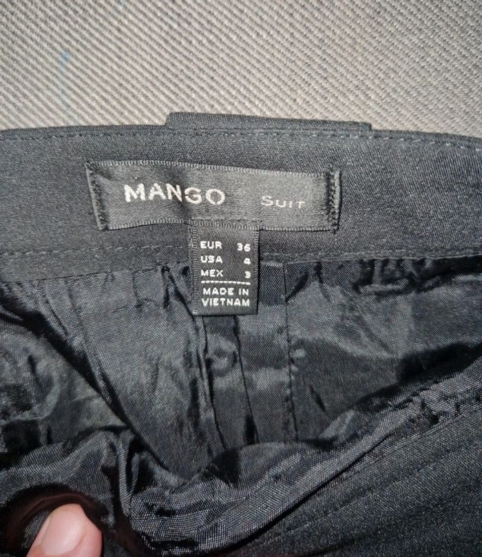 Petite jupe courte noir habillé Mango - photo numéro 6