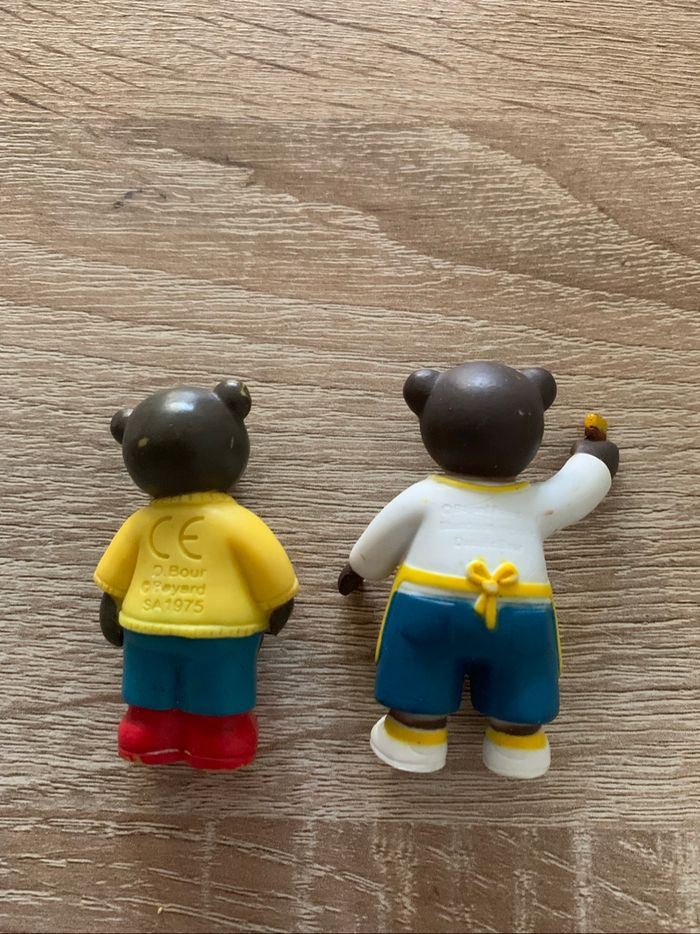 6 figurines petit ours brun jeux et loisirs - photo numéro 7