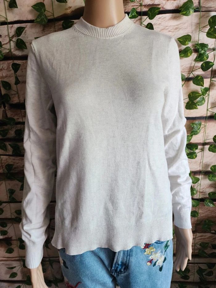 🌸Pull fin blanc creme H&M Taille 34🌸