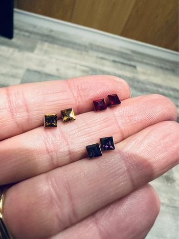 Boucles d’oreilles puce lot de 3 en très bon état