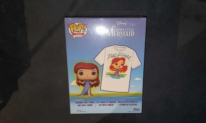 Pack Funko Pop + T-Shirt / Ariel 564 / La Petite Sirène / Disney / Diamond Spécial édition - photo numéro 2