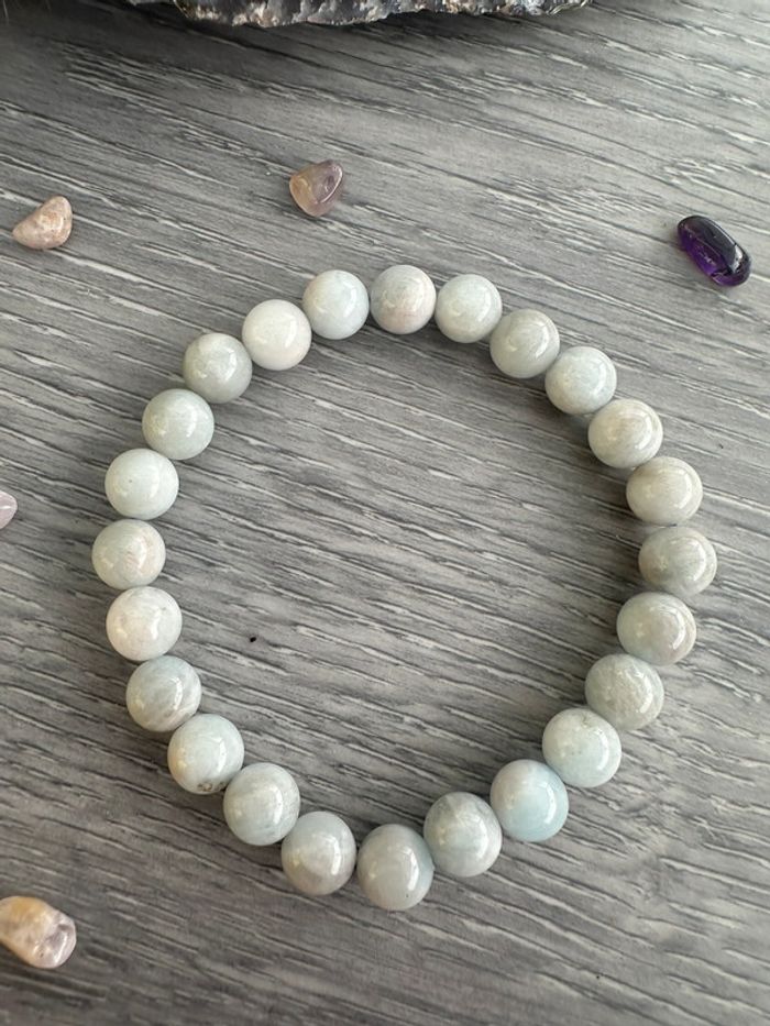 Bracelet en agate véritable - Pierre naturelle - photo numéro 2