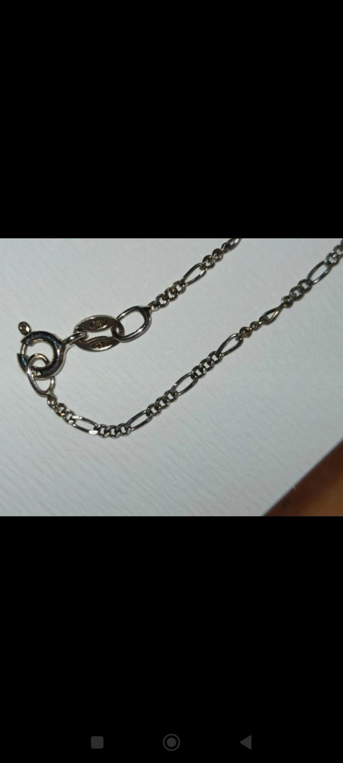 Collier argent 925 corbeille d'or - photo numéro 5