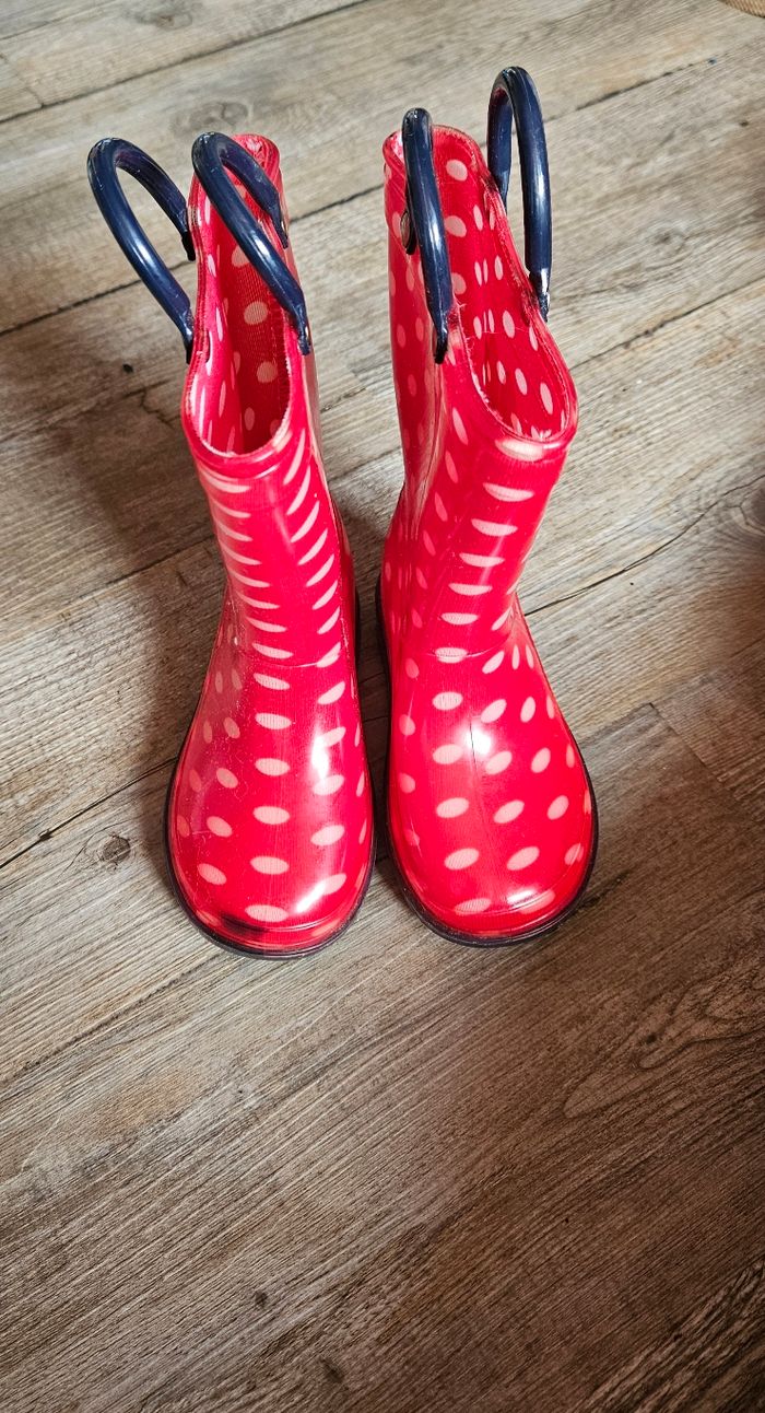 Bottes de pluie minnie taille 23 - photo numéro 2