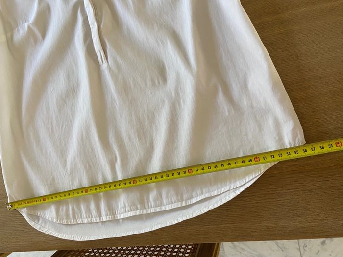Chemise blanche sans col Caroll taille 42 - photo numéro 8