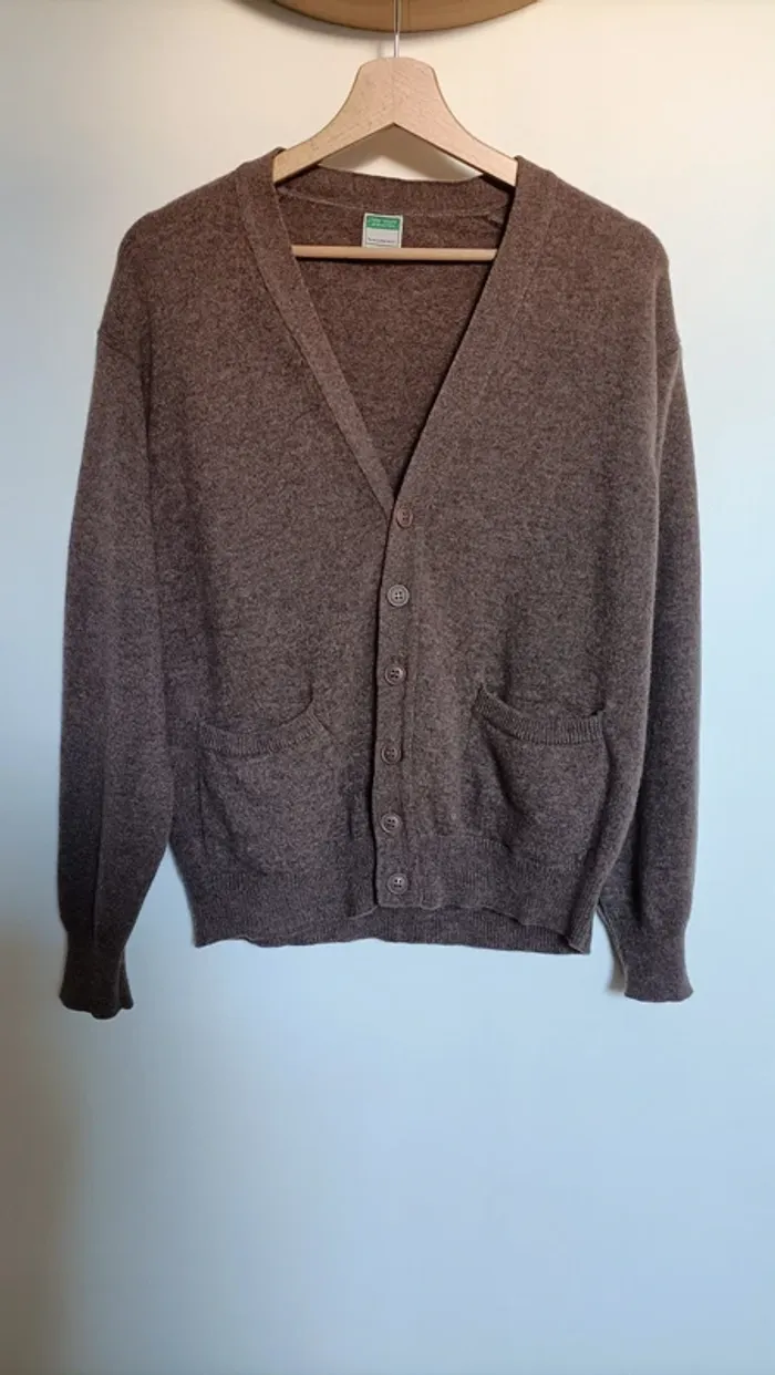 Gilet Benetton laine pure Lambswool - Vintage