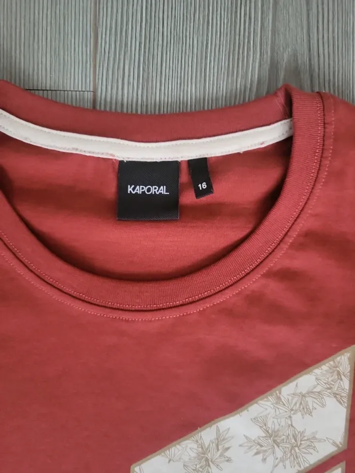 Tee shirt Kaporal 16 ans tbe - photo numéro 3