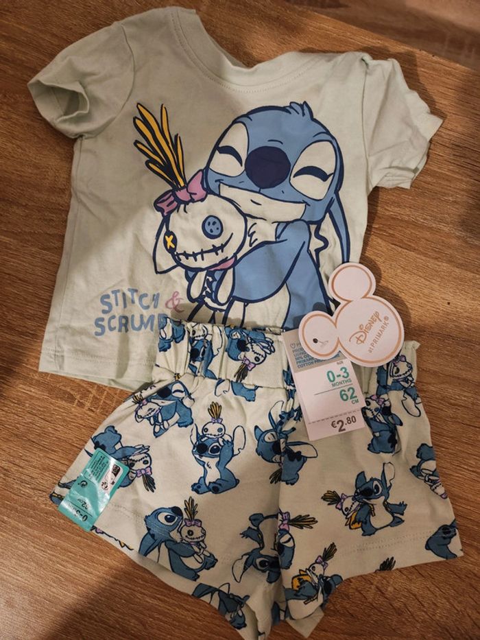 Ensemble stitch 0-3 mois neuf