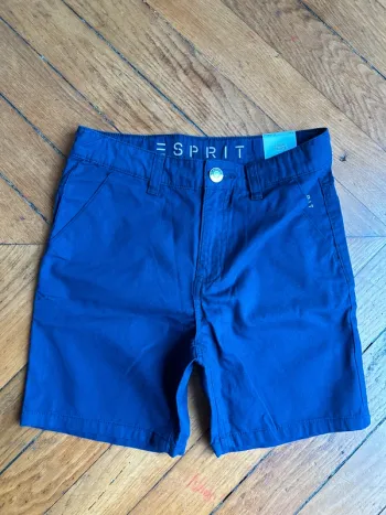NEUF short Esprit taille 11 ans bleu marine