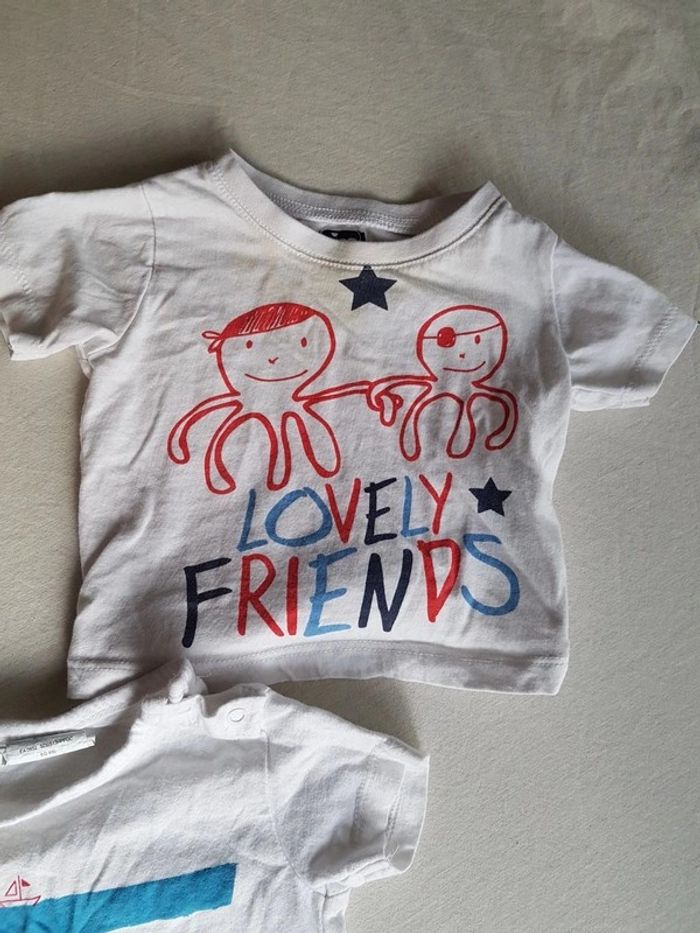 Lot 3 t-shirt garçon 3 mois - photo numéro 4