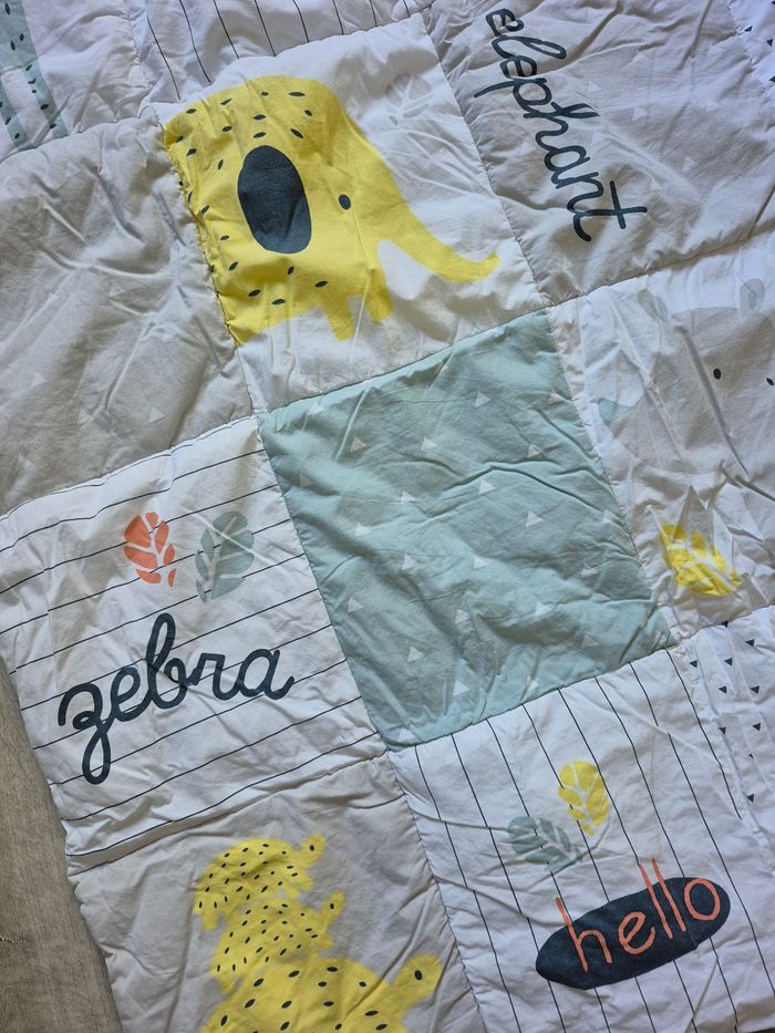 Tapis de sol patchwork Jungle baby Vertbaudet - photo numéro 2