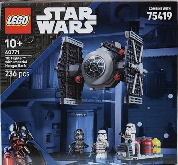 Etat neuf - Lego Star Wars 40771 TIE Fighter avec support pour hangar impérial