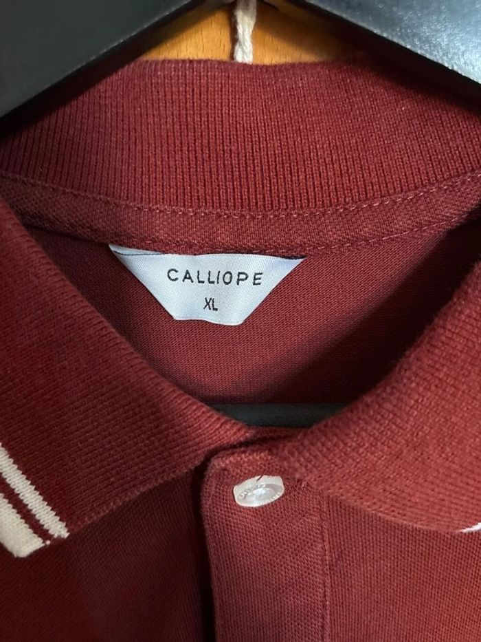 Polo Calliope taglia XL bordeaux