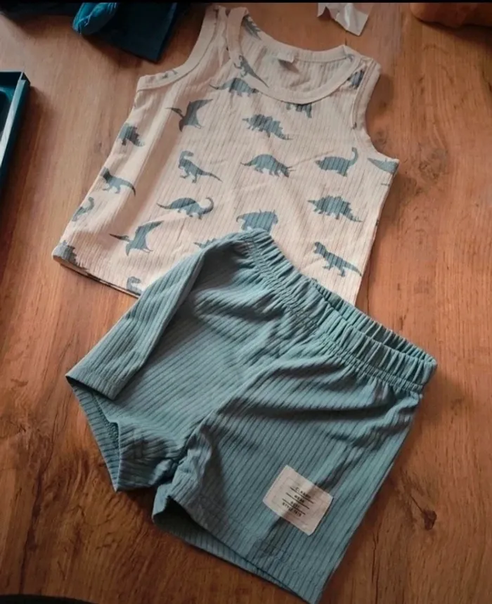 Ensemble été bébé 3/6 mois bébé garçon neuf