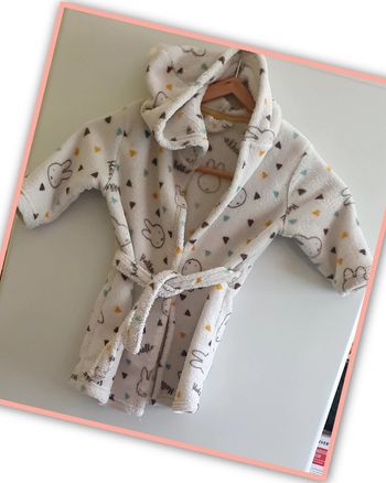 Peignoir polaire bébé mixte