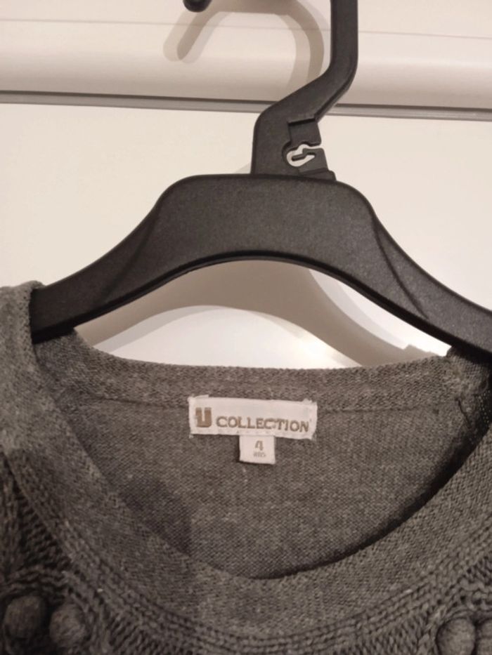 Robe grise manches longues 4 ans - photo numéro 3