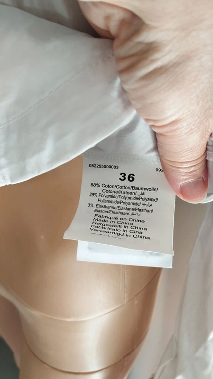 Chemise blanche taille 36 mosquitos femme - photo numéro 6