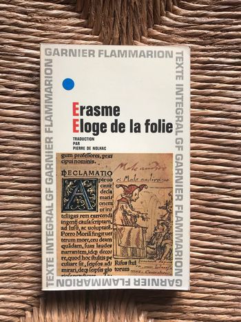 Éloge de la folie erasme