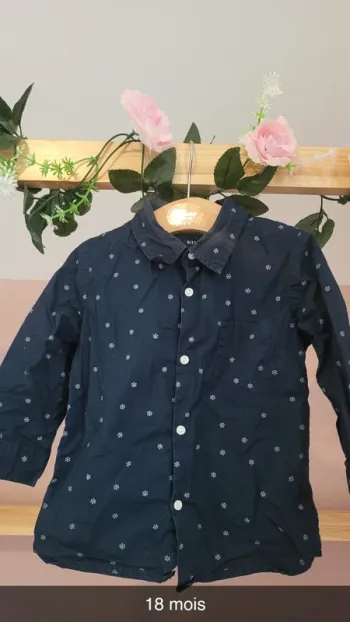 Chemise bleu