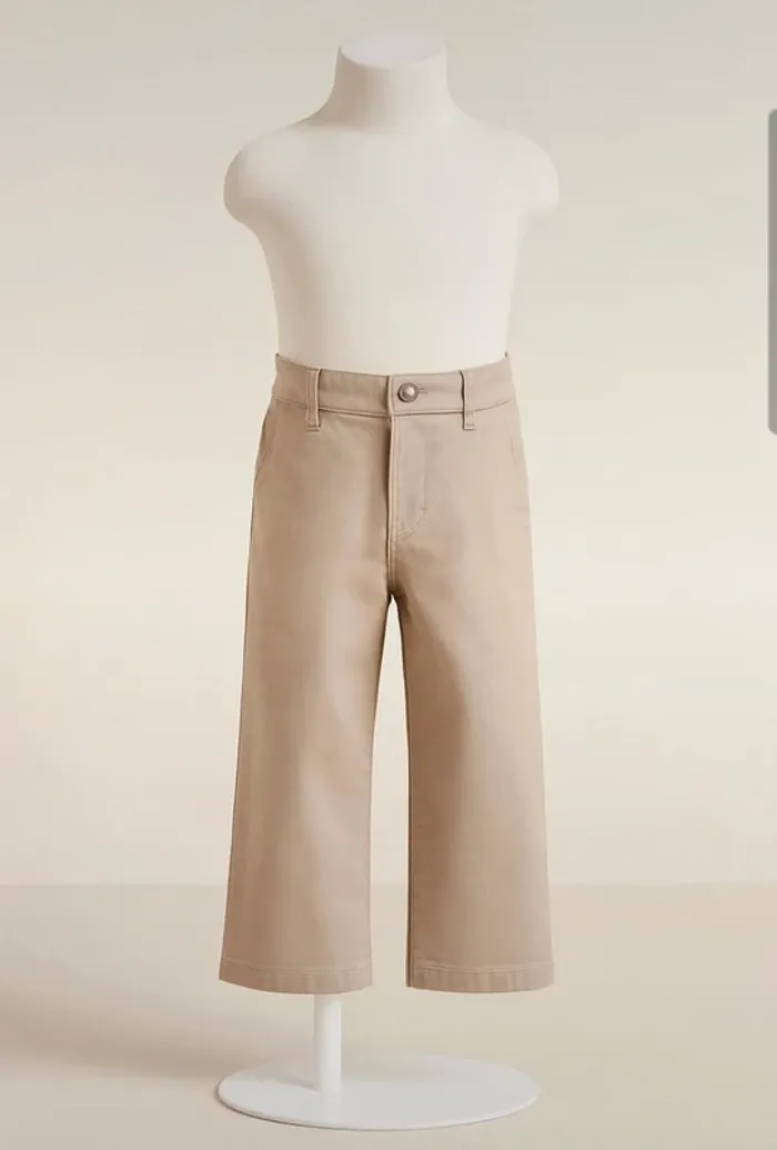 Jeans large beige taille 4 ans