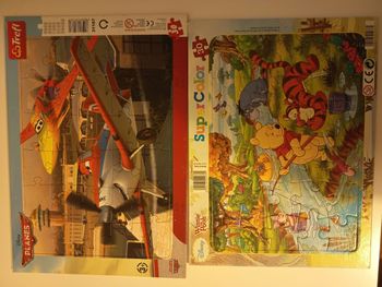 Lot de deux puzzles 30 pièces Disney