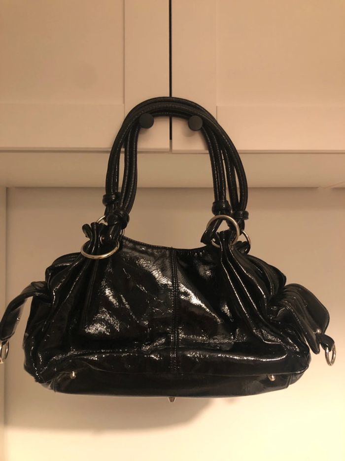 Sac à main femme cuir noir - photo numéro 3
