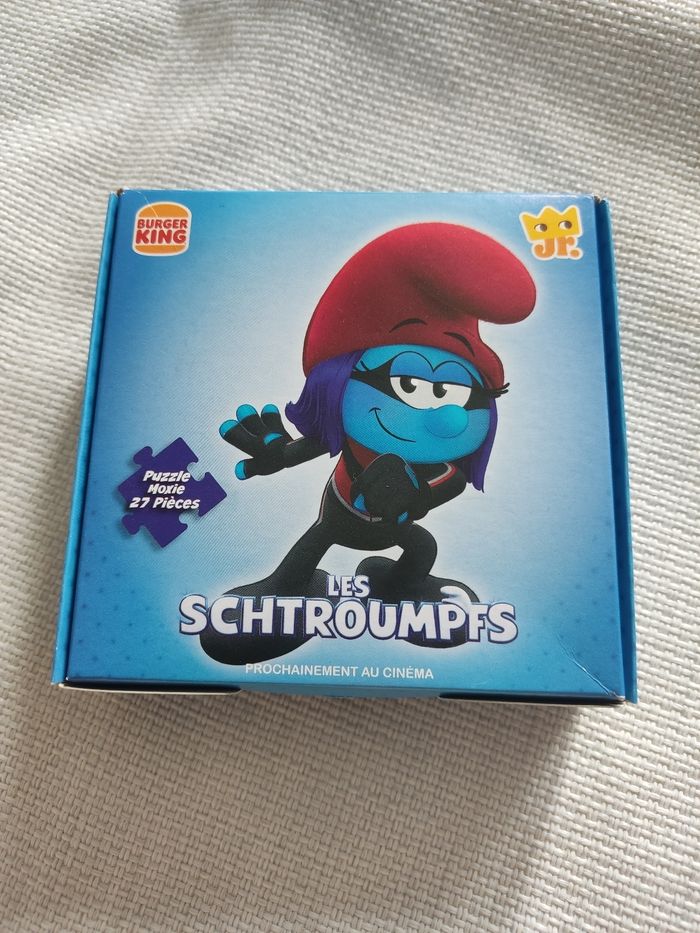 Puzzle les Schtroumpfs burger King