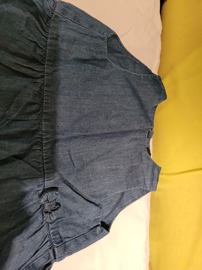 Robe légère en jean fille 24mois - photo numéro 2