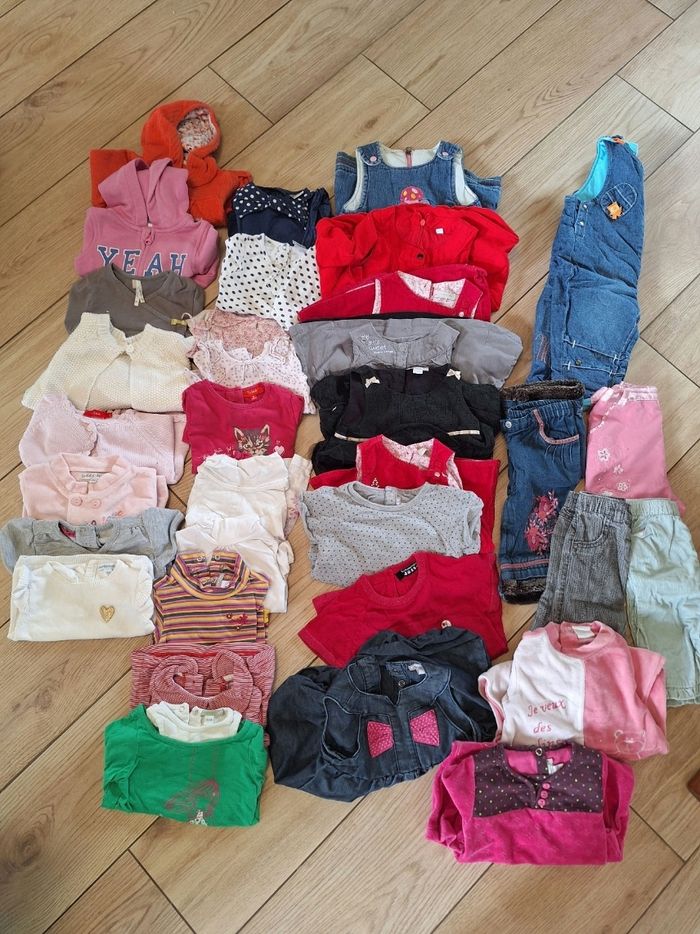 Lot vêtements bébé fille 6 mois hiver