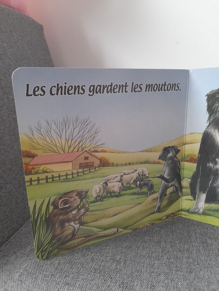 Livre cartonné 2002 : Les animaux de la ferme, La chienne et les chiots - photo numéro 7