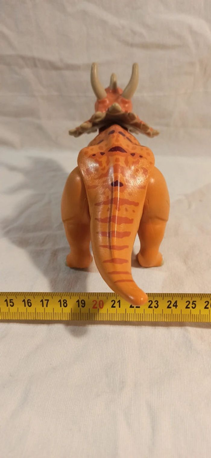 Dinosaure triceratops orange playmobil - photo numéro 5