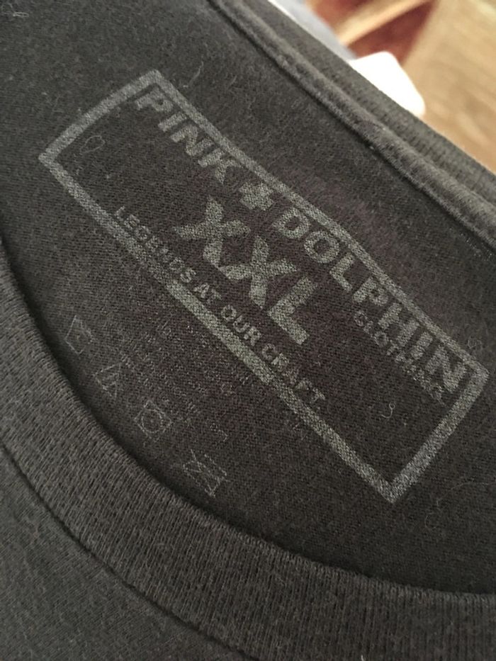 T-shirt noir Pink Dolphin XXL - photo numéro 5