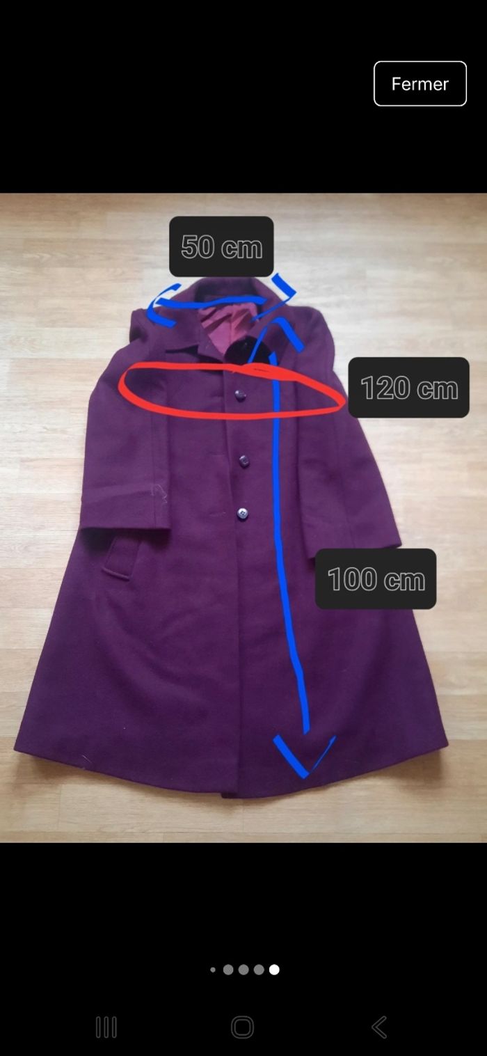 Manteau mauve - photo numéro 6