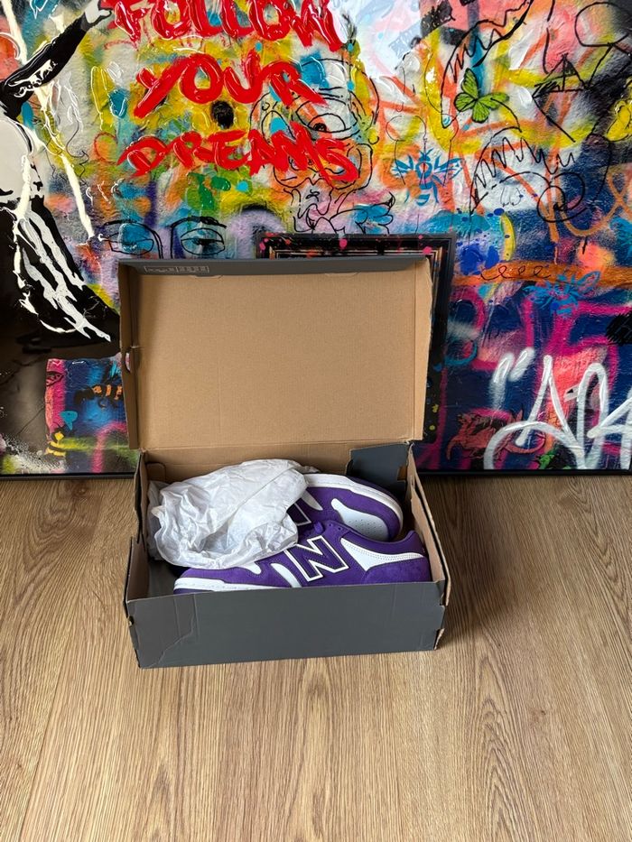 Basket New balance 480 en cuir avec étiquette - photo numéro 8