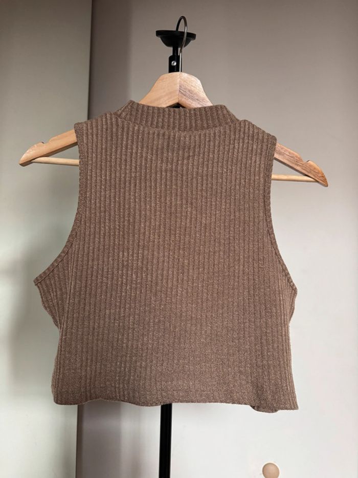 Débardeur en maille côtelée - photo numéro 2