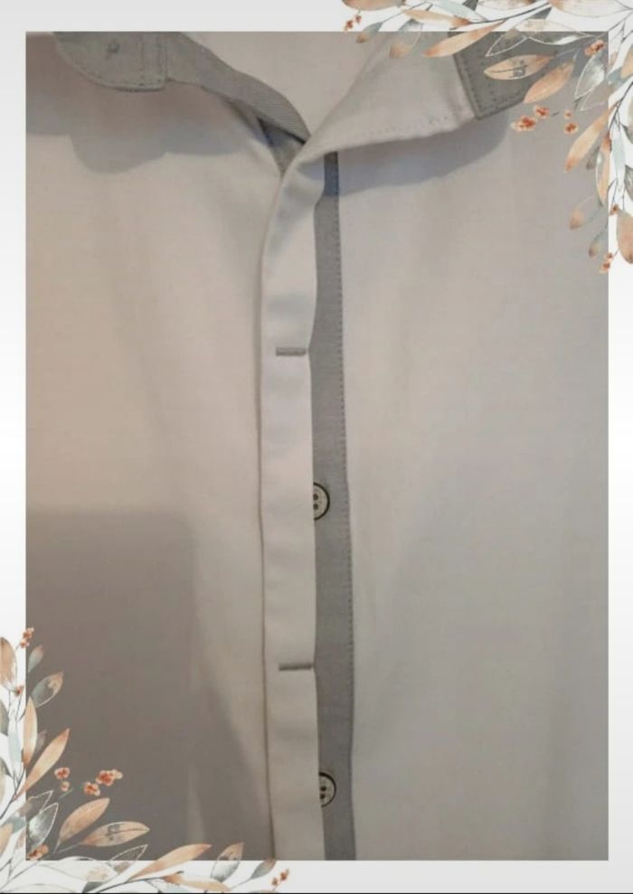 Chemise blanche à manches longues homme  M - photo numéro 2