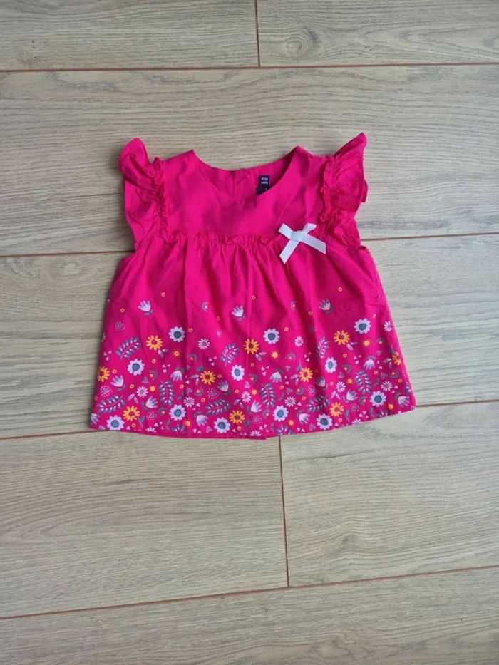 Chemise rose fushia MC sergent major