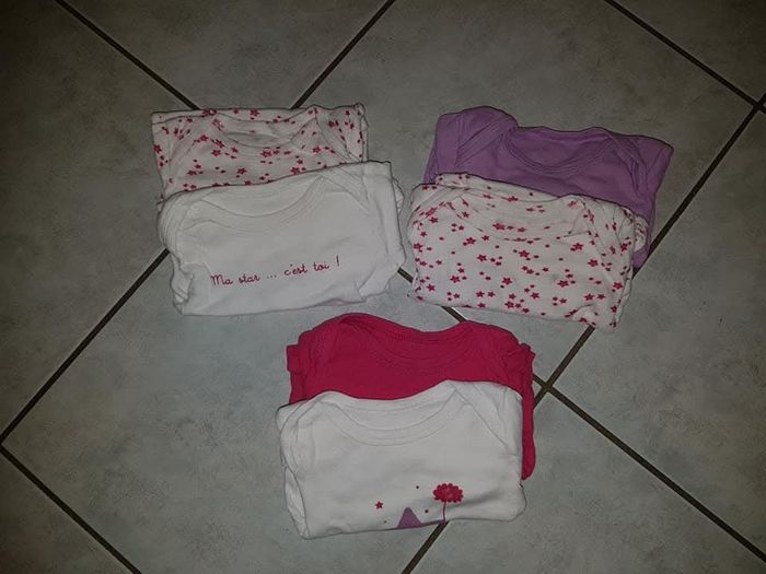Lot de 6 boddies