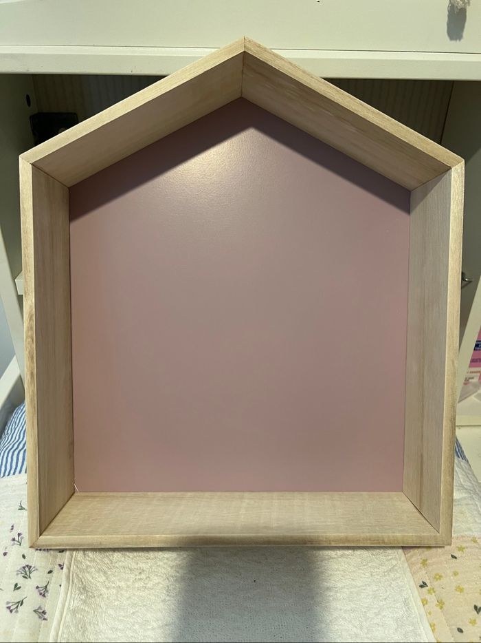 Vertbaudet - Lot de 3 étagères maison bois rose Neuf - photo numéro 2