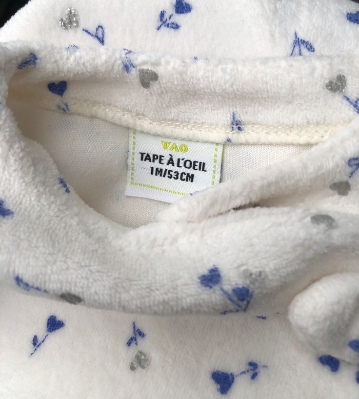 Pyjama velours TAO 1 mois - photo numéro 4