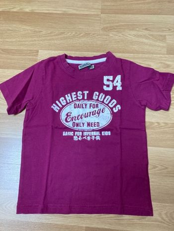 T shirt manches courtes tao 4 ans