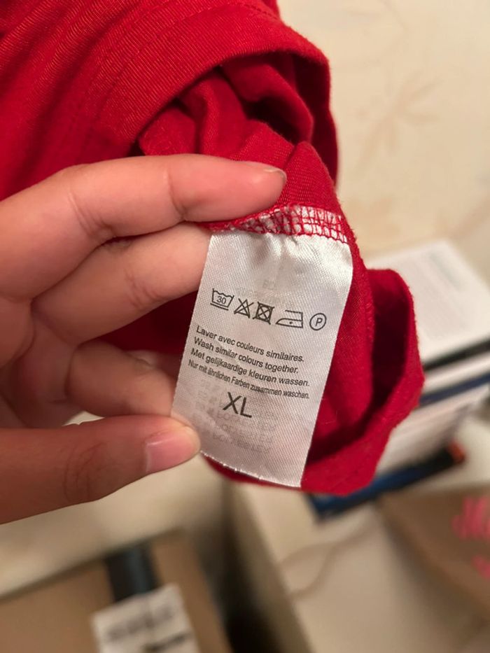 T-shirt rouge taille XL - photo numéro 6