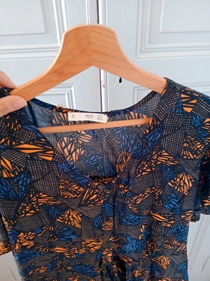 Robe à motifs géométrique - Mango - M/38 - photo numéro 6