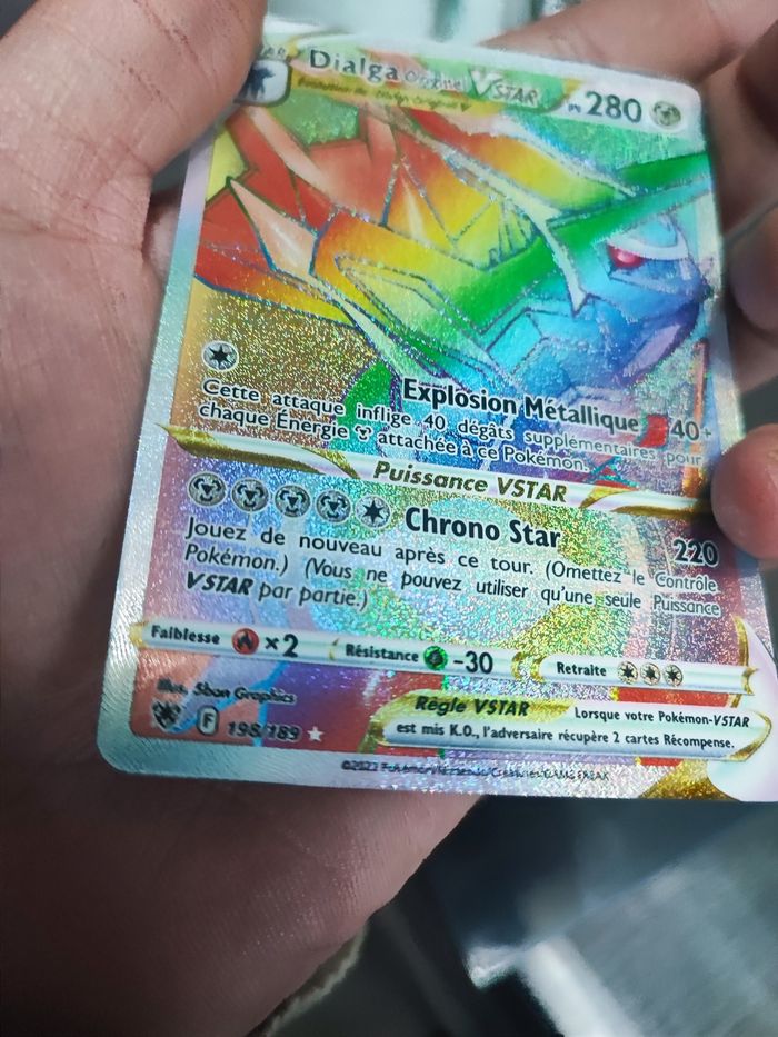 Carte pokémon dialga originel vstar - photo numéro 10