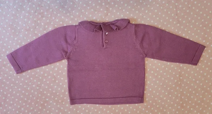 Pull violet - Taille 12 mois - photo numéro 4