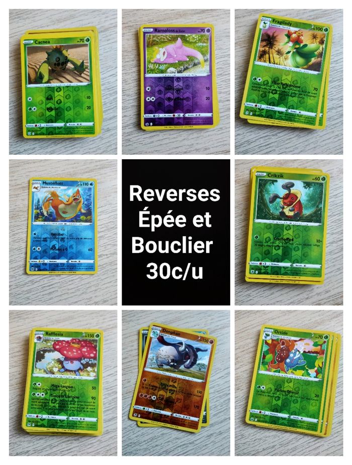 Reverses Bloc Épée et Bouclier